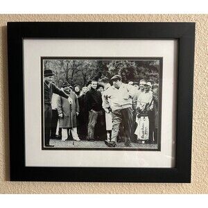 Vtg Framed Arnold Palmer and Jackie Gleason Photo